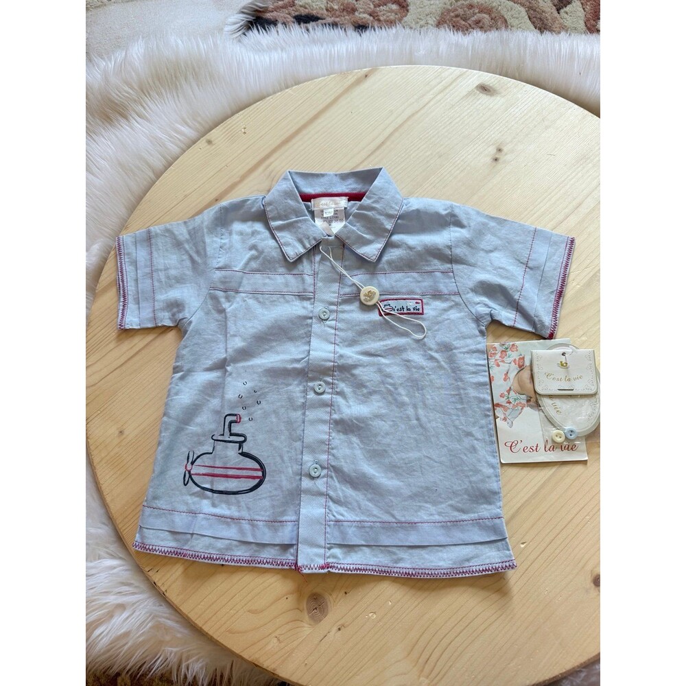 Cest La Vie shirt 12M